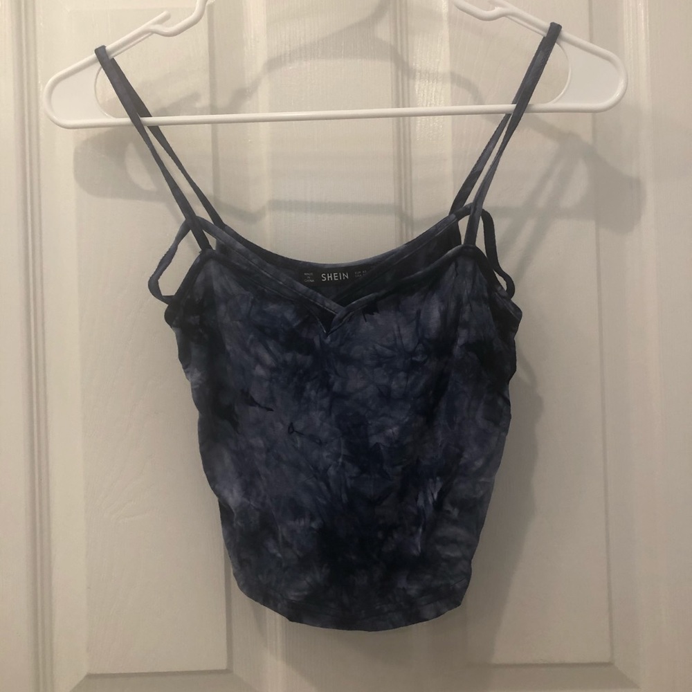 DONATING TOMORROW cropped tank top